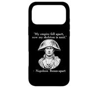 Custodia per iPhone 17 Pro Max Il mio impero è caduto a pezzi Scheletro è il prossimo Napoleone Ossa A Parte
