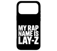 Custodia per iPhone 17 Pro Max Il mio nome rap è Lay-Z Divertente Rapper pigro Pun Humor