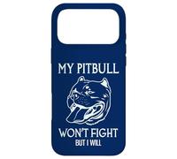 Custodia per iPhone 17 Pro Max Il mio Pitbull non combatterà ma io sarò American Pitbull Terrier