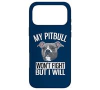 Custodia per iPhone 17 Pro Max Il mio Pitbull non combatterà ma io sarò American Pitbull Terrier