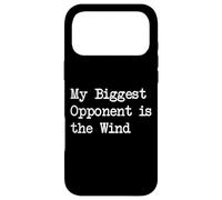 Custodia per iPhone 17 Pro Max Il mio più grande avversario è il vento divertente Sarcastico Golf Quotes