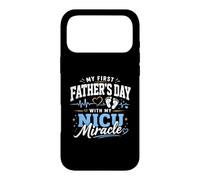 Custodia per iPhone 17 Pro Max Il mio primo papà con il mio miracolo NICU
