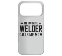 Custodia per iPhone 17 Pro Max Il Mio Saldatore Preferito Chiama Mia Madre Saldatrice Donna