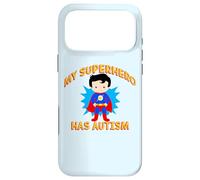 Custodia per iPhone 17 Pro Max IL MIO SUPEREROE HA UN Meme per bambini che abbina la consapevolezza dell"AUTISMO