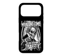 Custodia per iPhone 17 Pro Max Il mio tempo da solo è per la sicurezza di tutti Serial Killer Horror