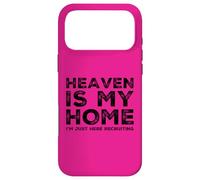 Custodia per iPhone 17 Pro Max Il paradiso è la mia casa solo qui reclutando Cristiano Gesù Fede