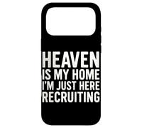 Custodia per iPhone 17 Pro Max Il paradiso è la mia casa Sono solo qui a reclutare Gesù Cristiano