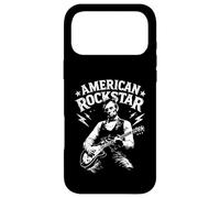 Custodia per iPhone 17 Pro Max Il presidente Abraham Lincoln Suona la chitarra American Rock Star