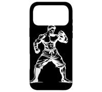 Custodia per iPhone 17 Pro Max Il ragazzo della kickboxing disegna la muay thai per ragazzi