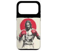 Custodia per iPhone 17 Pro Max Il Signore della boxe Gesù Cristo per gli amanti dei guanti e degli anelli