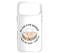 Custodia per iPhone 17 Pro Max Il Signore è il mio pastore, non aspetterò - Salmi 23:1