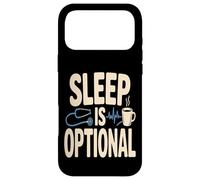 Custodia per iPhone 17 Pro Max Il sonno è facoltativo infermiera medico notte turno caffè