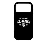 Custodia per iPhone 17 Pro Max Il villaggio di San Giacomo stile classico palme design