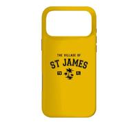Custodia per iPhone 17 Pro Max Il villaggio di San Giacomo stile classico palme design