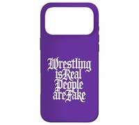 Custodia per iPhone 17 Pro Max Il wrestling è che le persone reali sono fan del wrestling professionista falso
