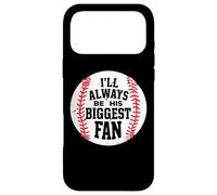 Custodia per iPhone 17 Pro Max I'll Always Be His Biggest Fan Funny Baseball