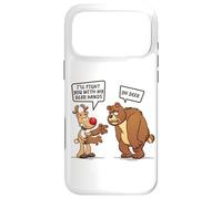 Custodia per iPhone 17 Pro Max I'll Fight You With My Bear Hands Pun