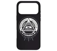 Custodia per iPhone 17 Pro Max illuminati tutti gli occhi vedenti cospirazione illusione piramide
