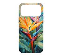 Custodia per iPhone 17 Pro Max Illustrazione tropicale paradiso hawaiano uccelli del paradiso