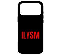 Custodia per iPhone 17 Pro Max ILYSM Retro 80s Text Slang Significativo Design Minimale