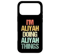 Custodia per iPhone 17 Pro Max I'm Aliyah Doing Aliyah Things - Divertente Dire Nome Aliyah