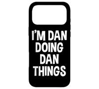 Custodia per iPhone 17 Pro Max I'm Dan Doing Dan Things Divertente Detto