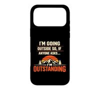 Custodia per iPhone 17 Pro Max I'm Going Outside If Asked I'm Outstanding Dad Joke Humor