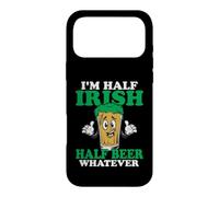 Custodia per iPhone 17 Pro Max I'm Half Irish Half Beer Whatever | St Patricks Day
