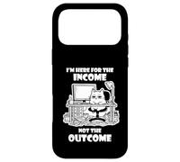 Custodia per iPhone 17 Pro Max I'm Here for the Income Not the Outcome Cat Worker Gear