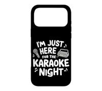 Custodia per iPhone 17 Pro Max I'm Just Here for Karaoke Night Singing Party Music Machine
