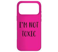 Custodia per iPhone 17 Pro Max I'm Not Toxic Divertente Idea Bianca Lie Party