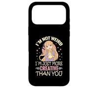 Custodia per iPhone 17 Pro Max I'm Not Weird I'm Just More Creative Than You Anime
