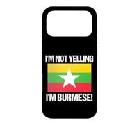 Custodia per iPhone 17 Pro Max I'm Not Yelling Birmano Bandiera del paese Birmania
