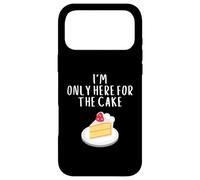 Custodia per iPhone 17 Pro Max I'm Only Here For The Cake Funny Bakery Meme Costume Cakes