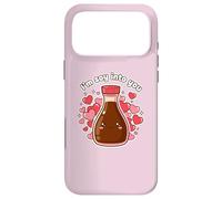 Custodia per iPhone 17 Pro Max I'm So Into You Carino Bottiglia Salsa di soia Kawai Valentine Coppia