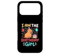 Custodia per iPhone 17 Pro Max I'm the Birthday Girl Cute Capybara Bday Family Matching