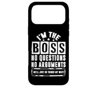 Custodia per iPhone 17 Pro Max I'm the boss, we just make things my way