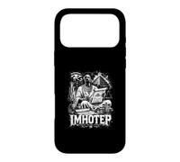 Custodia per iPhone 17 Pro Max Imhotep Genius costruisce l'eternità egittologia