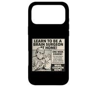 Custodia per iPhone 17 Pro Max Impara a essere un chirurgo del cervello a casa Pubblicità retrò