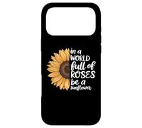 Custodia per iPhone 17 Pro Max In A World Full Of Roses Be A Sunflower Cute
