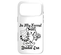 Custodia per iPhone 17 Pro Max In My Feral Bride Era Cat Funny Wedding