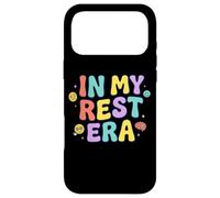 Custodia per iPhone 17 Pro Max In My Rest Era con testo multicolore