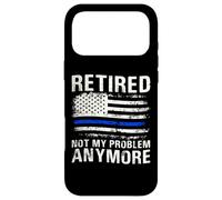 Custodia per iPhone 17 Pro Max In pensione non è più il mio problema - Polizia Thin Blue Line