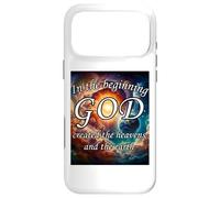 Custodia per iPhone 17 Pro Max In principio Dio creò i cieli e la terra