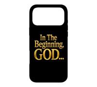 Custodia per iPhone 17 Pro Max In The Beginning GOD... Genesis 1:1 Christian Bible Verse