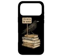 Custodia per iPhone 17 Pro Max In With The Banned Books Crow Book Lover Bibliophile Reading