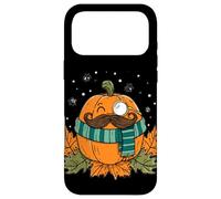 Custodia per iPhone 17 Pro Max Incredibile zucca con baffi barba e scialle per l'autunno