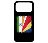 Custodia per iPhone 17 Pro Max India Seychelles Mezza Bandiera Indiano Seychelles Orgoglio