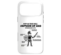 Custodia per iPhone 17 Pro Max Indossare tutta l'armatura di dio cristiano Efesini 6:13 Gesù