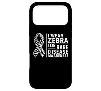 Custodia per iPhone 17 Pro Max Indosso una camicia con nastro Zebra per la consapevolezza delle malattie rare 2026